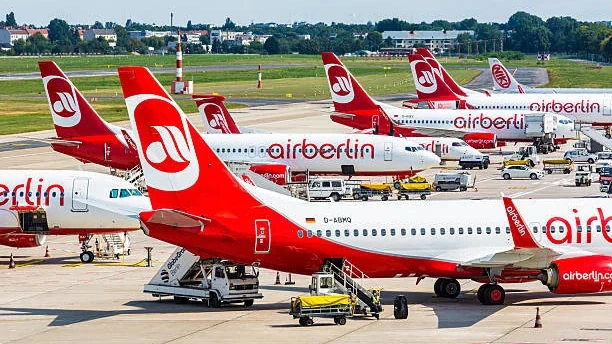 Flugzeuge der FLuggesellschaft Air Berlin plc & Co. Luftverkehrs KG